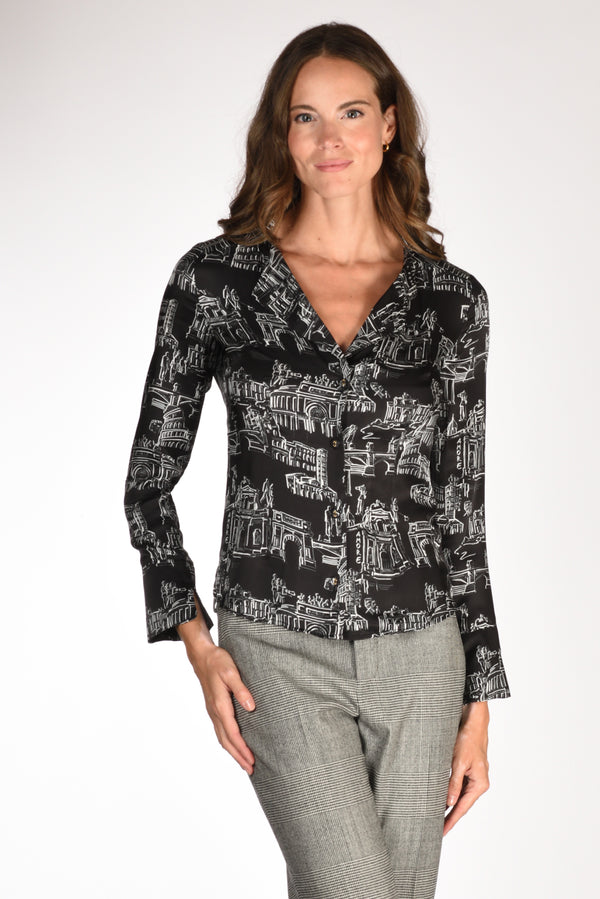 Alessandro Enriquez Camicia Nero/bianco Donna