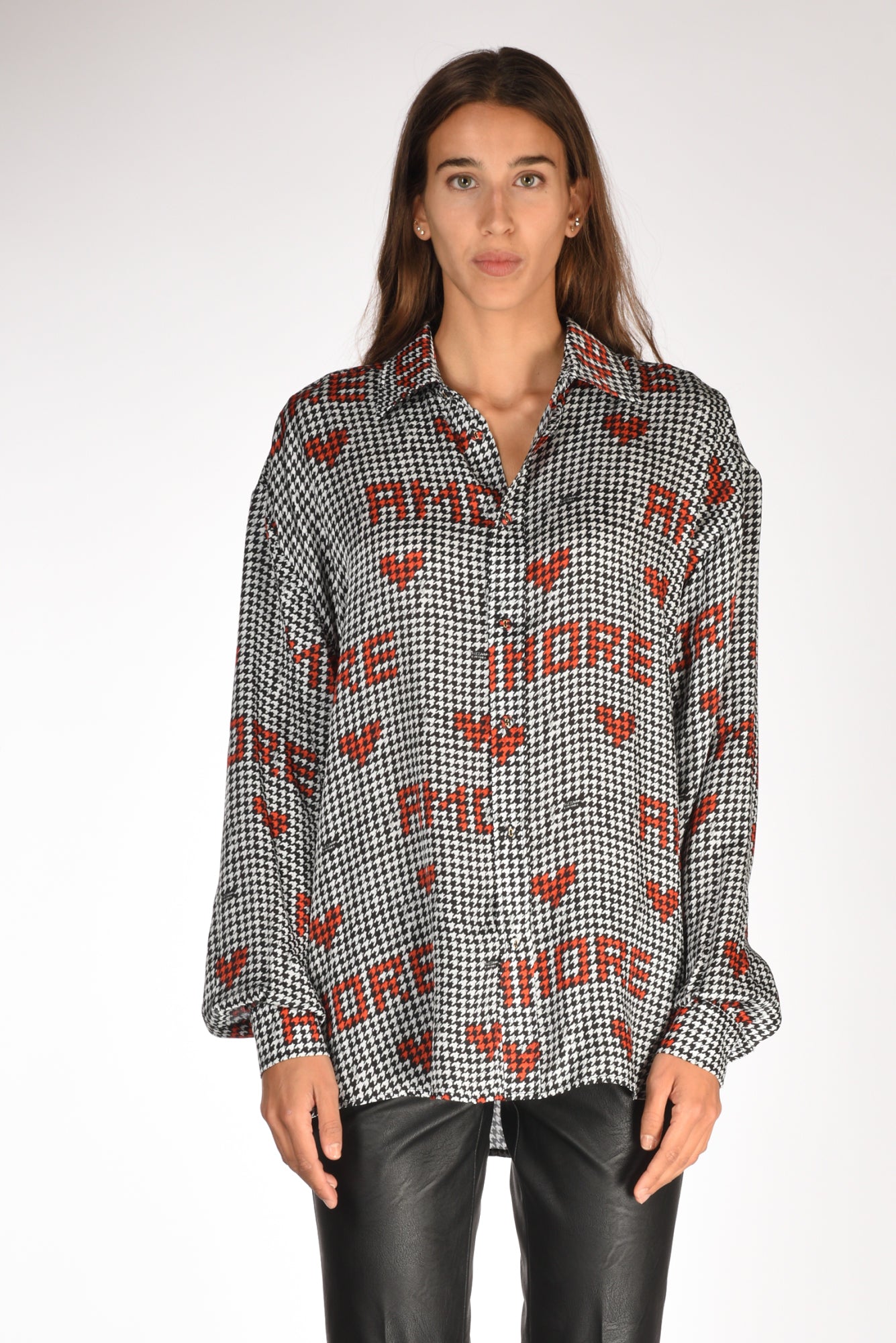 Alessandro Enriquez Camicia Nero/rosso Donna » Five Brescia