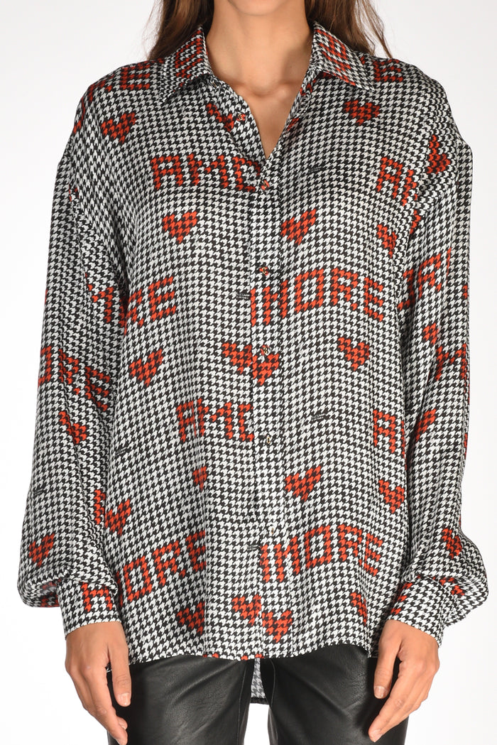 Alessandro Enriquez Camicia Nero/rosso Donna - 3