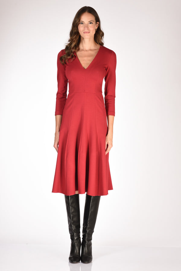 Alessandro Enriquez Abito Rosso Donna-2