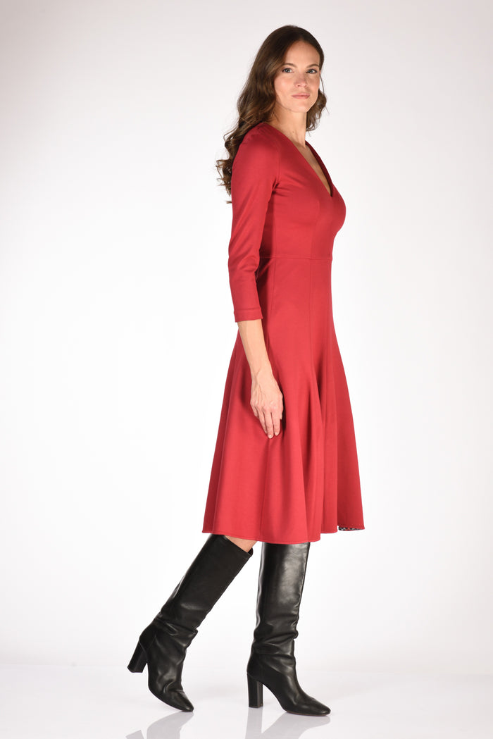 Alessandro Enriquez Abito Rosso Donna - 4