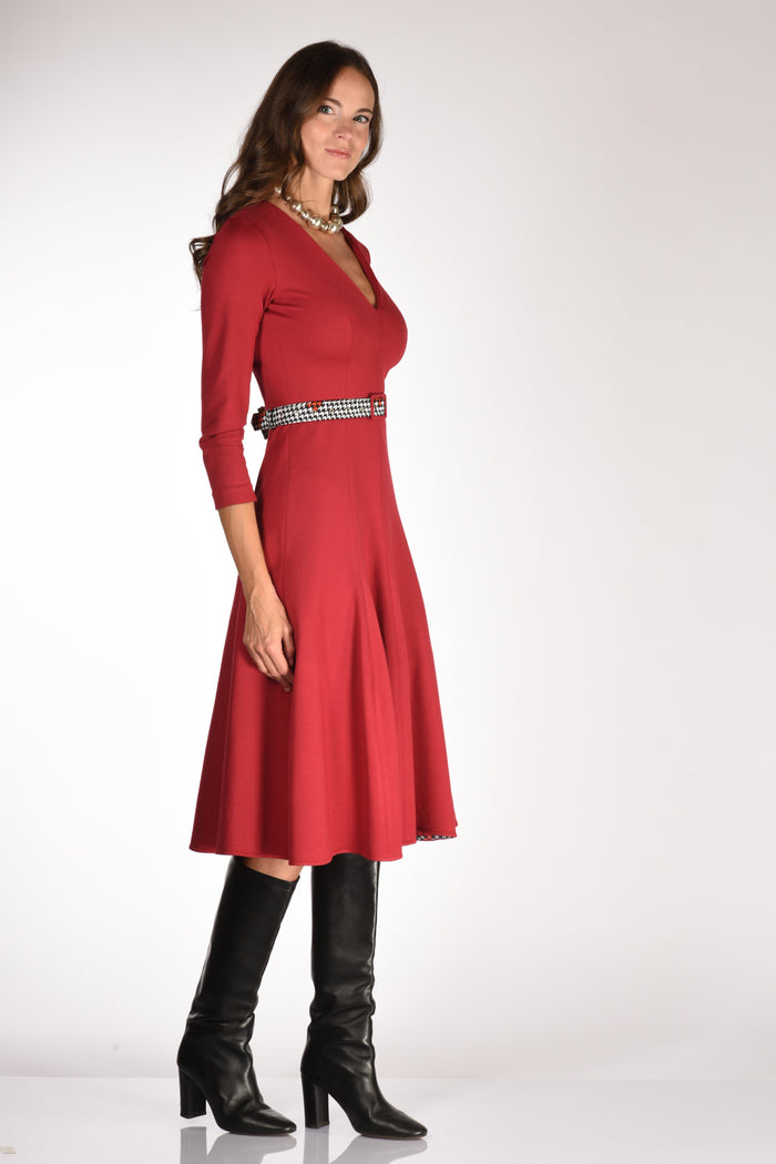 Alessandro Enriquez Abito Rosso Donna - 4
