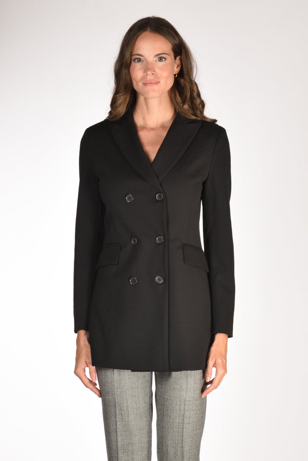 Alessandro Enriquez Blazer P. Milano Nero Donna-2