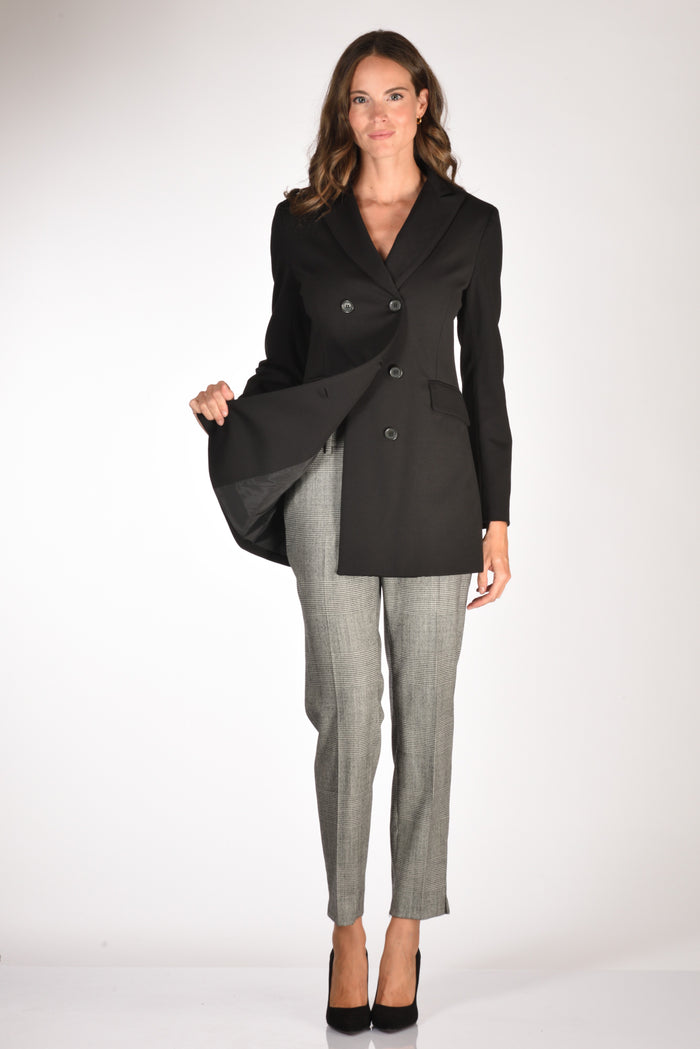 Alessandro Enriquez Blazer P. Milano Nero Donna - 6