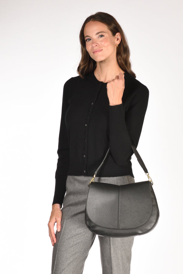 Gianni Chiarini Borsa Helena Round Nero Donna-2