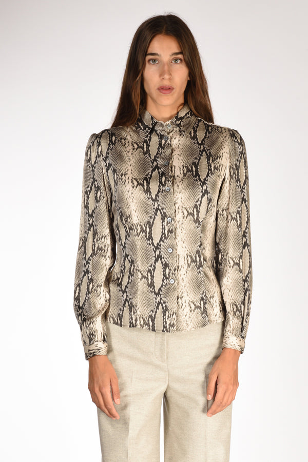 Robert Friedman Camicia Stampata Nero/grigio Chiaro Donna-2