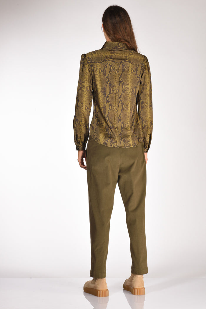Robert Friedman Camicia Stampata Verde/nero Donna - 5