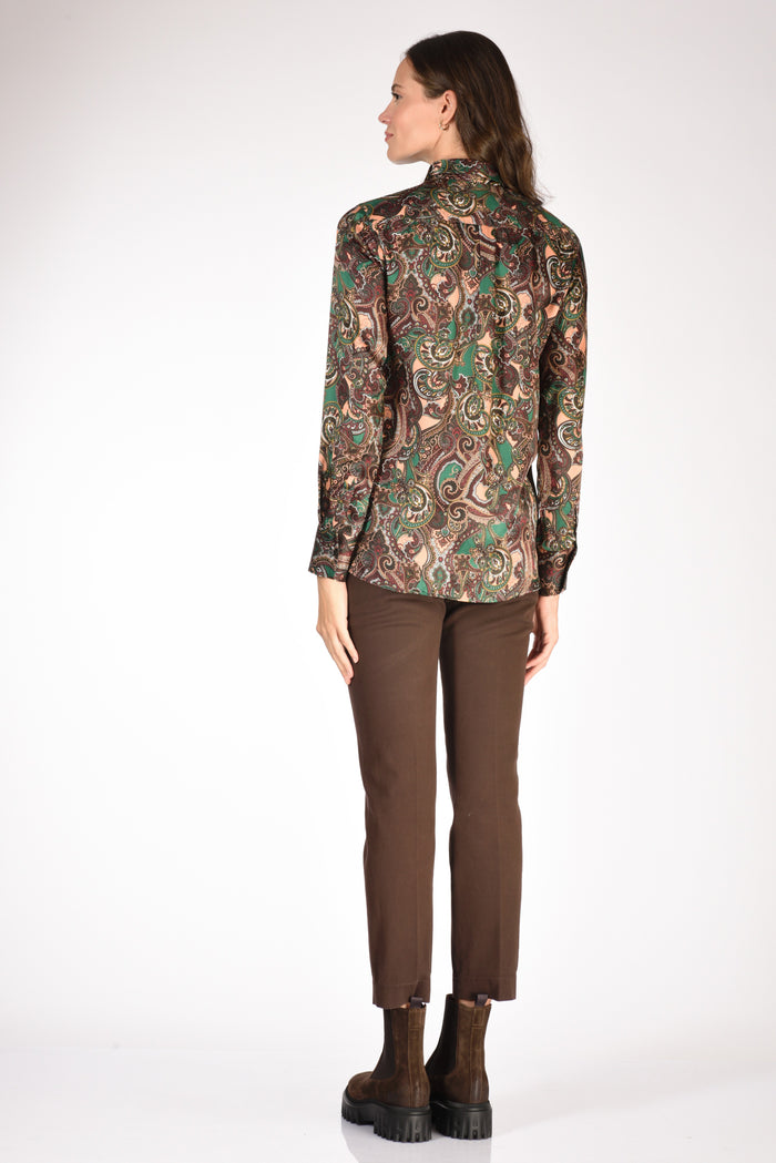 Robert Friedman Camicia Stampata Verde/multicolor Donna - 5