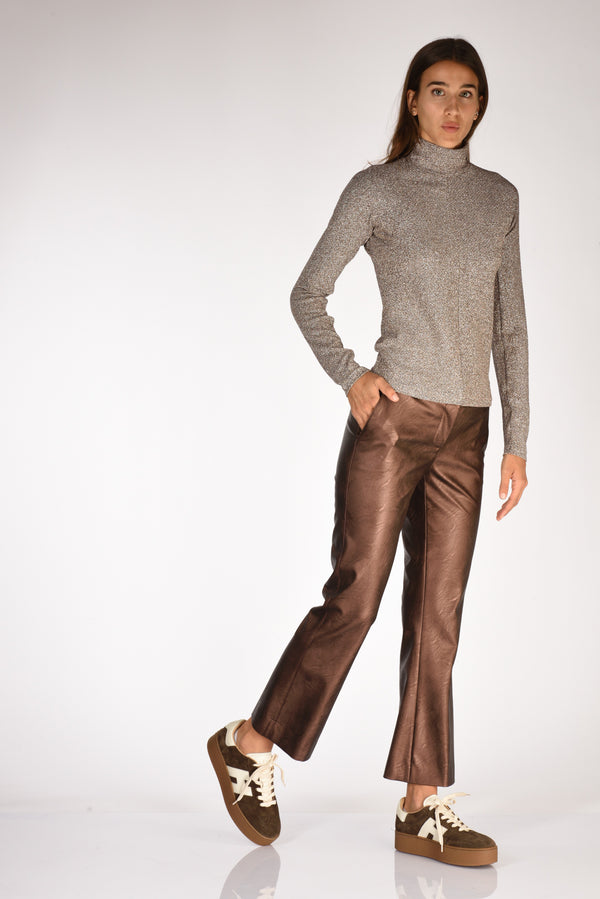 Kiltie Pantalone Florette Bronzo Donna-2