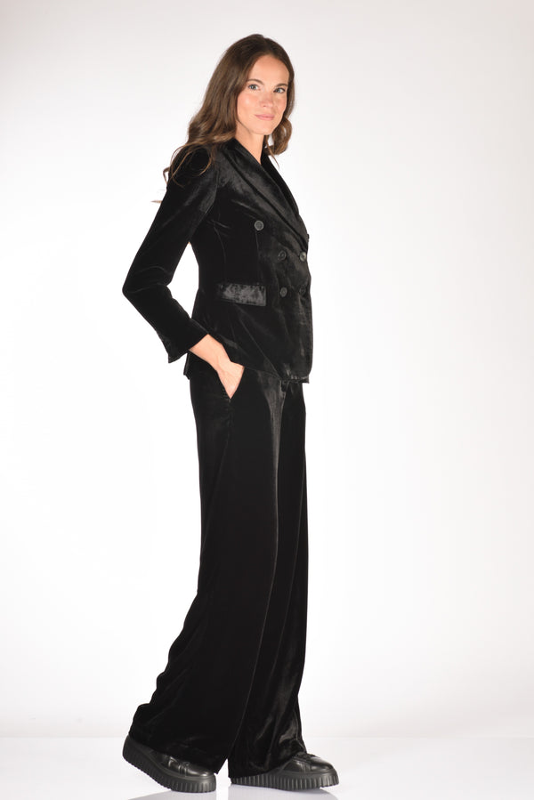 Kiltie Pantalone Andrea Nero Donna-2