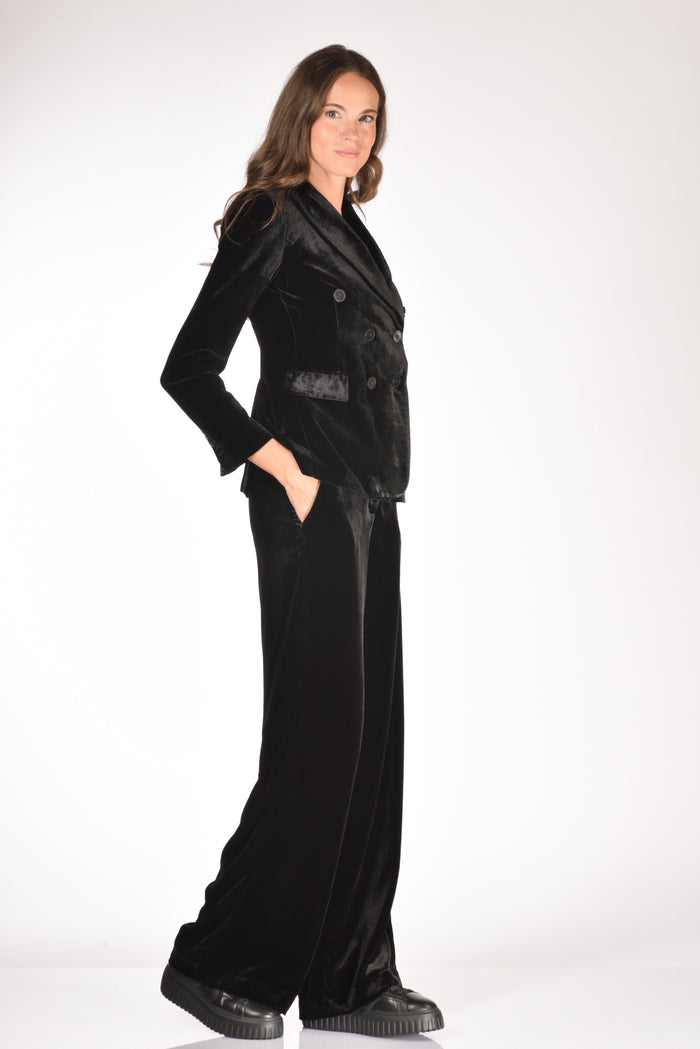 Kiltie Pantalone Andrea Nero Donna - 2