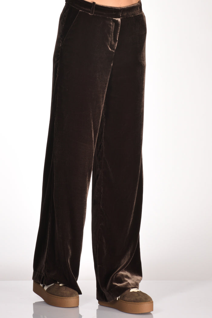 Kiltie Pantalone Andrea Marrone Donna - 5