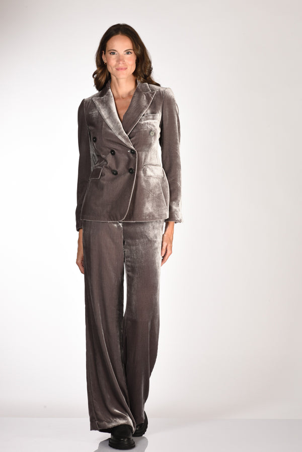 Kiltie Pantalone Andrea Grigio Chiaro Donna-2
