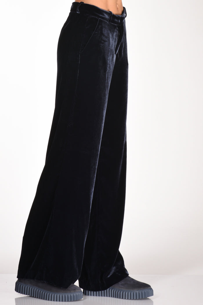 Kiltie Pantalone Andrea Blu Donna - 5