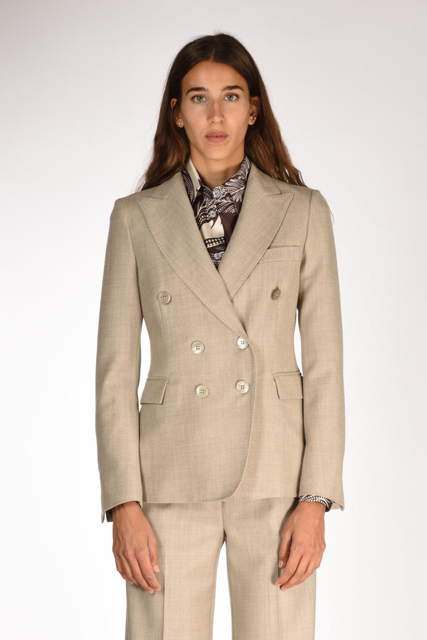Kiltie Giacca Lauren Beige Donna-2