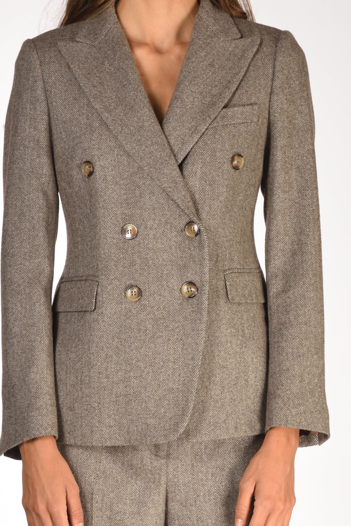 Kiltie Giacca Lauren Grigio/marrone Donna - 3