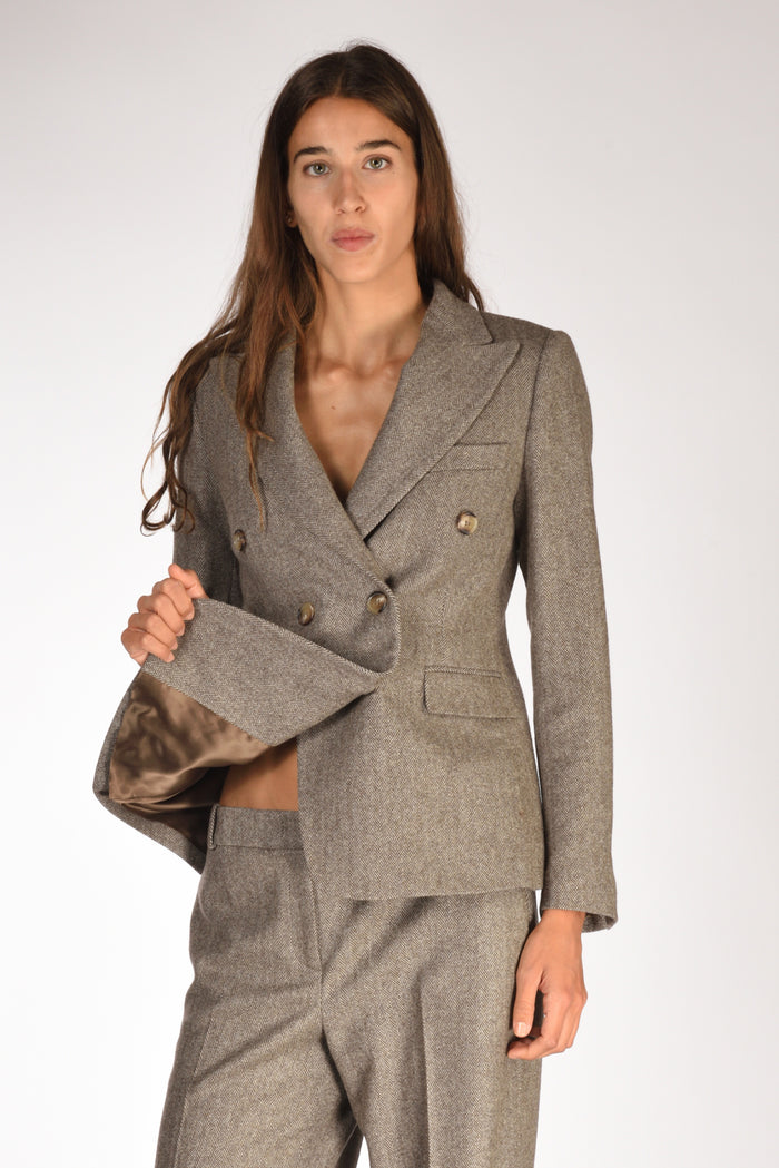 Kiltie Giacca Lauren Grigio/marrone Donna - 6