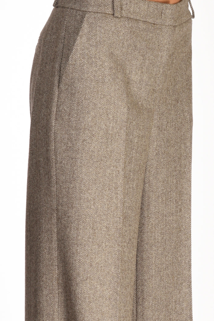 Kiltie Pantalone Andrea Grigio/marrone Donna - 5