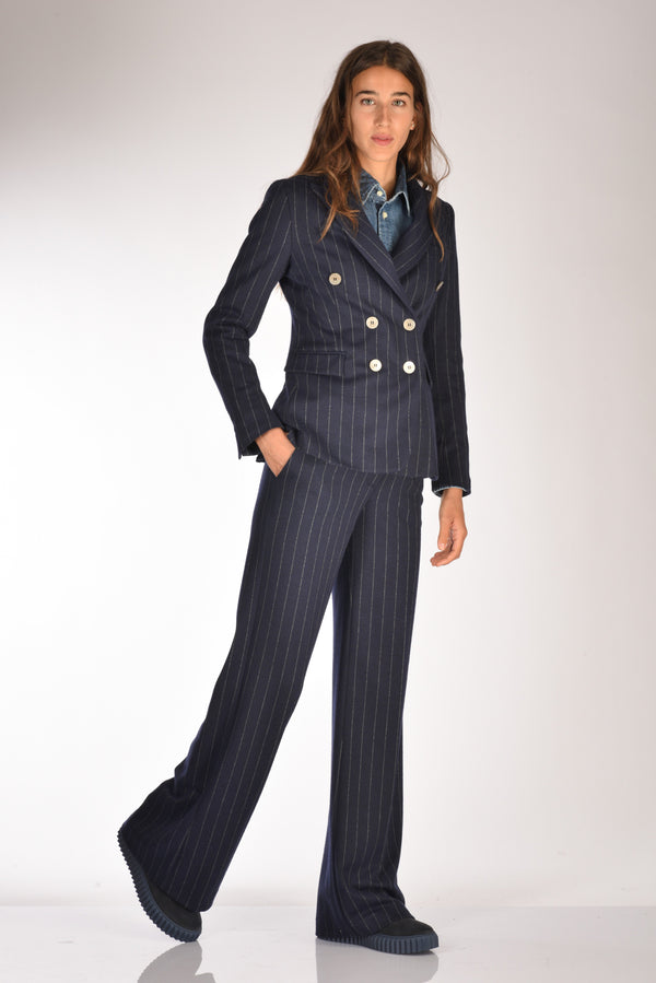 Kiltie Pantalone Andrea Blu Donna-2