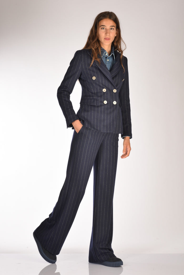 Kiltie Pantalone Andrea Blu Donna - 2