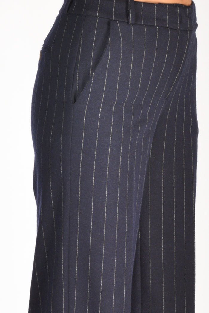 Kiltie Pantalone Andrea Blu Donna - 5