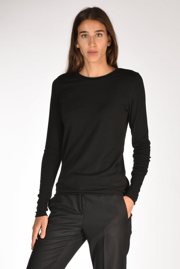 Shirt C Zero Tshirt Maglia Nero Donna