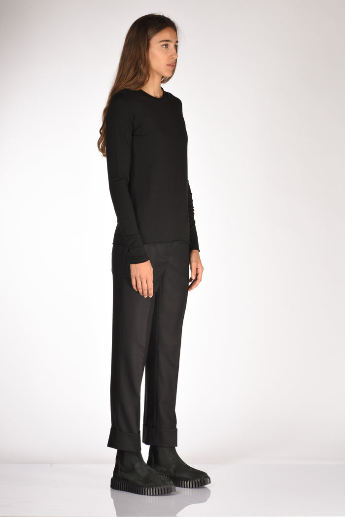 Shirt C Zero Tshirt Maglia Nero Donna - 4