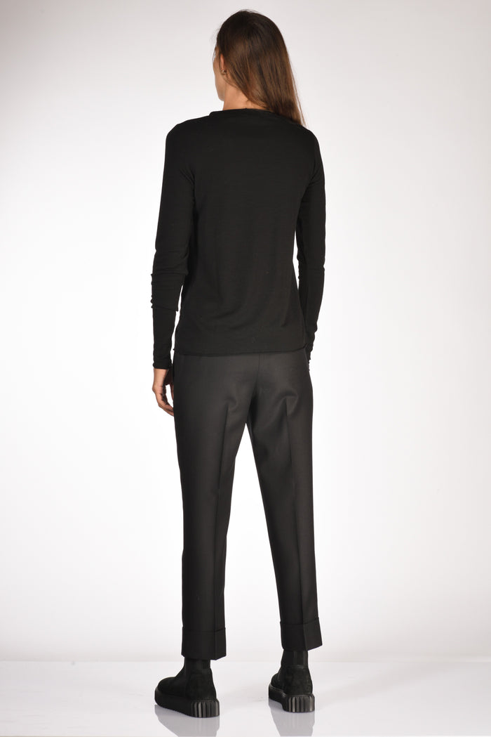 Shirt C Zero Tshirt Maglia Nero Donna - 5