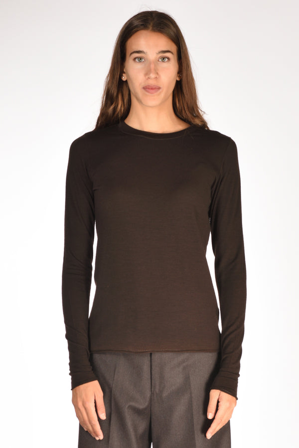 Shirt C Zero Tshirt Maglia Marrone Donna-2