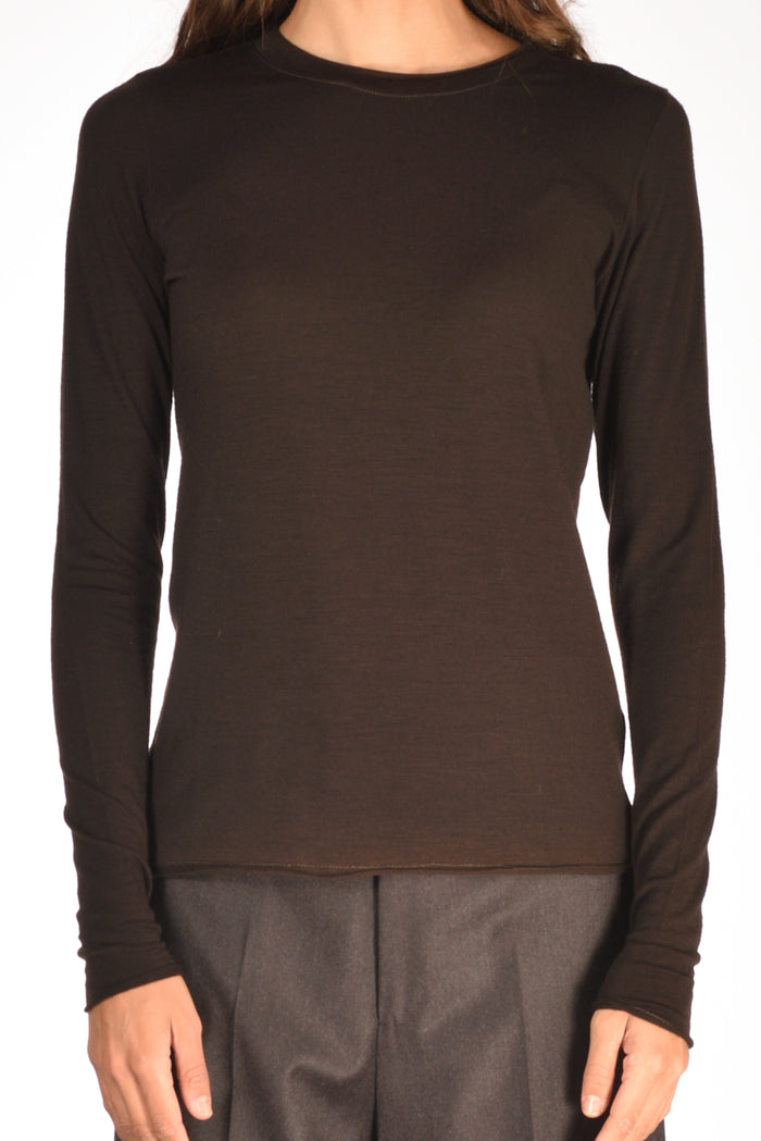 Shirt C Zero Tshirt Maglia Marrone Donna - 3
