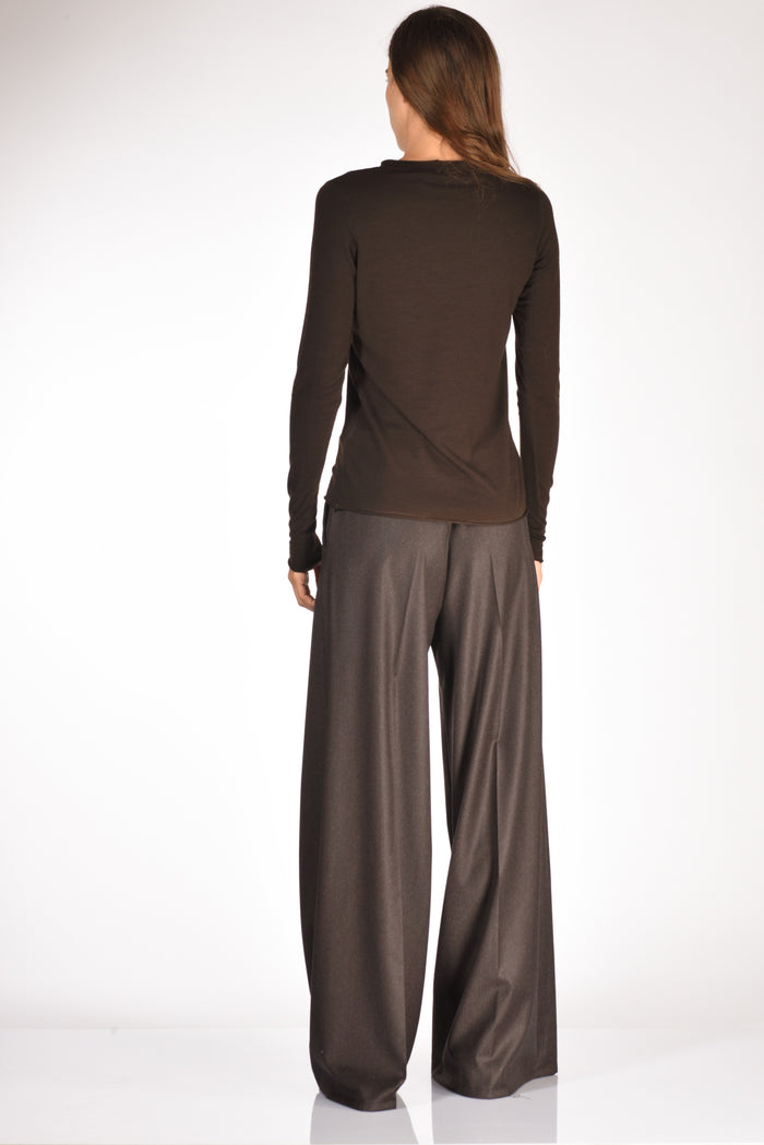 Shirt C Zero Tshirt Maglia Marrone Donna - 5