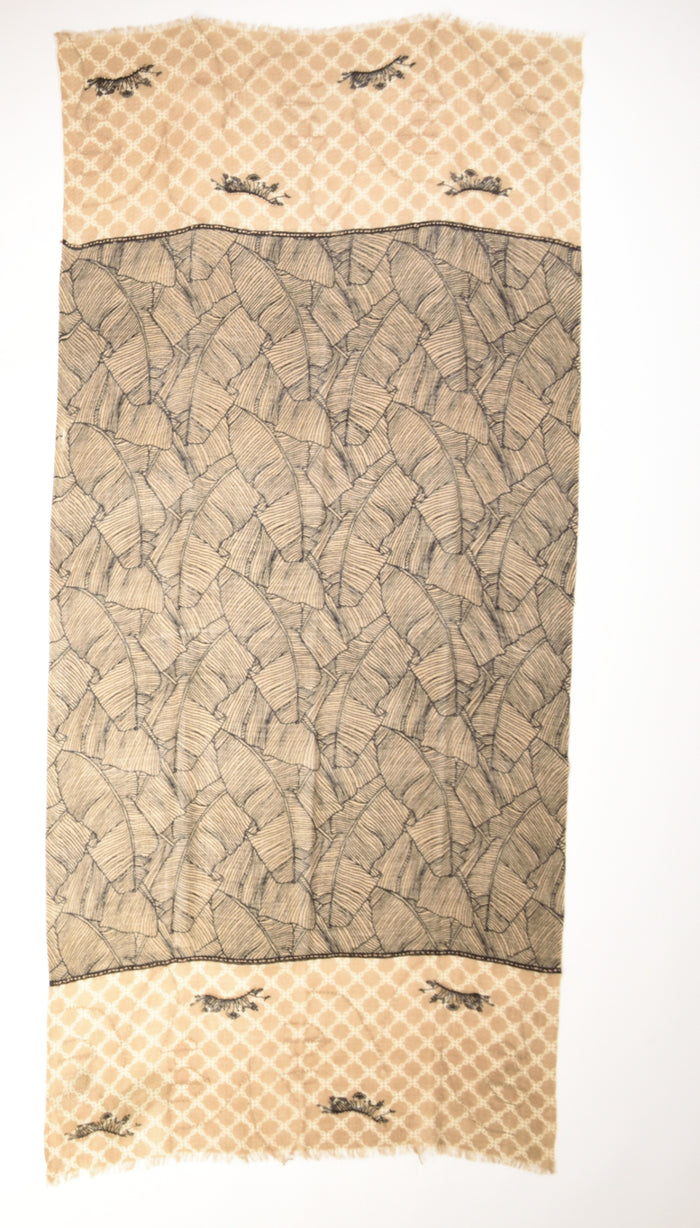 Pyaar Sciarpa Stampata Beige Donna - 3