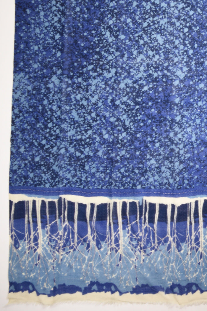 Pyaar Sciarpa Stampata Azzurro/blu Donna - 4