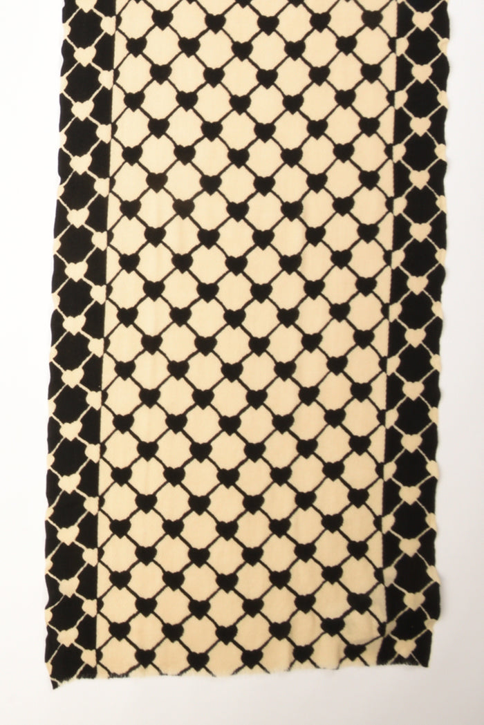 Pyaar Sciarpa Stampata Nero/bianco Donna - 4