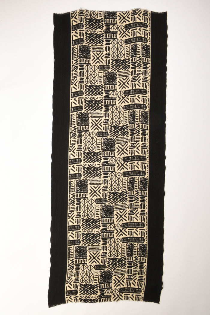 Pyaar Sciarpa Stampata Nero/bianco Donna - 3