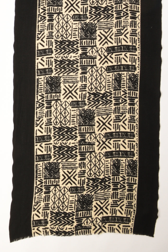 Pyaar Sciarpa Stampata Nero/bianco Donna - 4