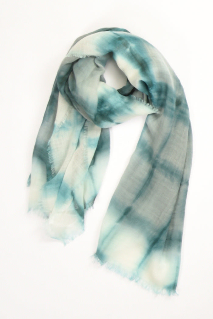 Pyaar Sciarpa Stampata Azzurro/grigio Donna - 2