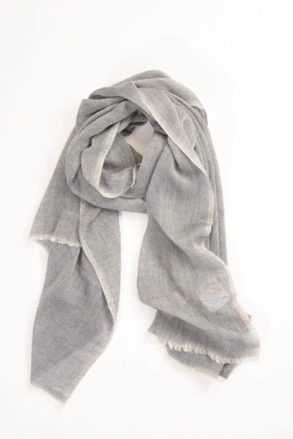 Jaitush Sciarpa Stampata Blu Scuro Donna