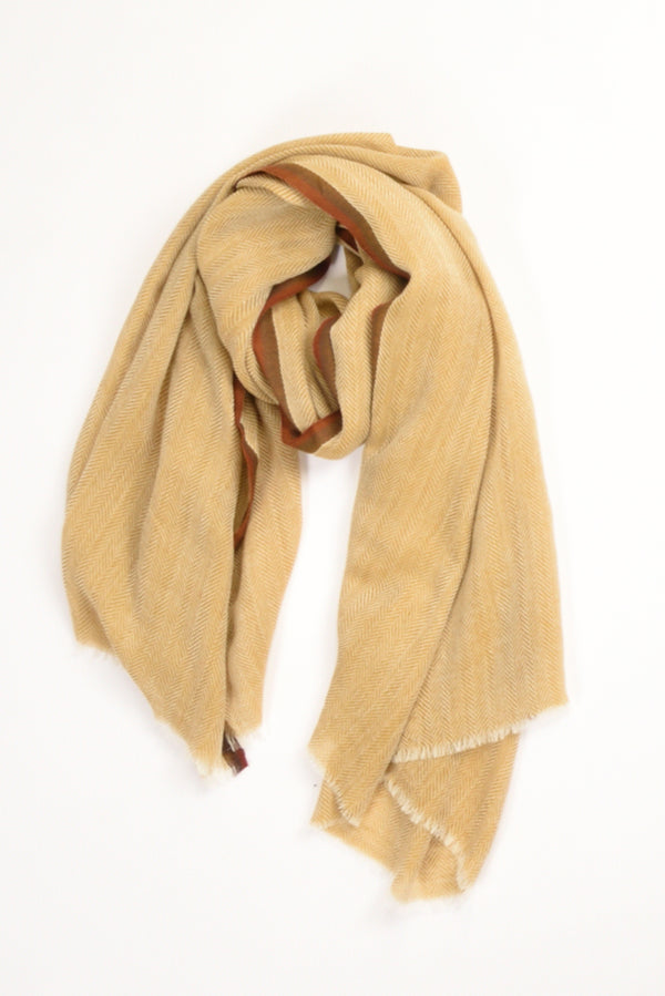 Jaitush Sciarpa Stampata Beige Donna-2