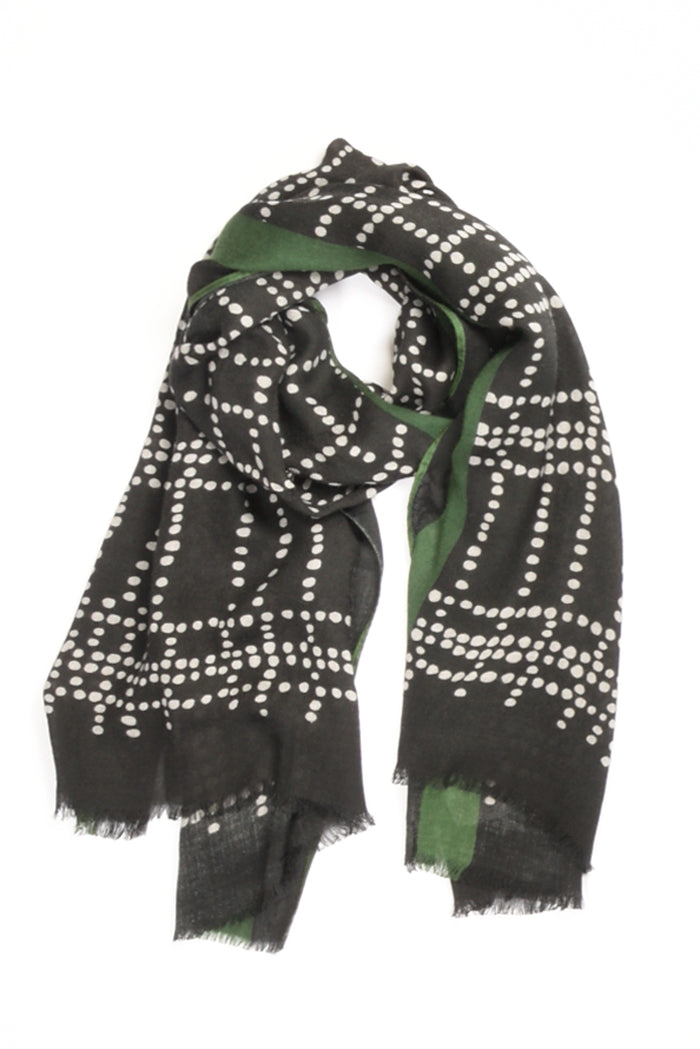 Jaitush Sciarpa Stampata Nero Donna - 2