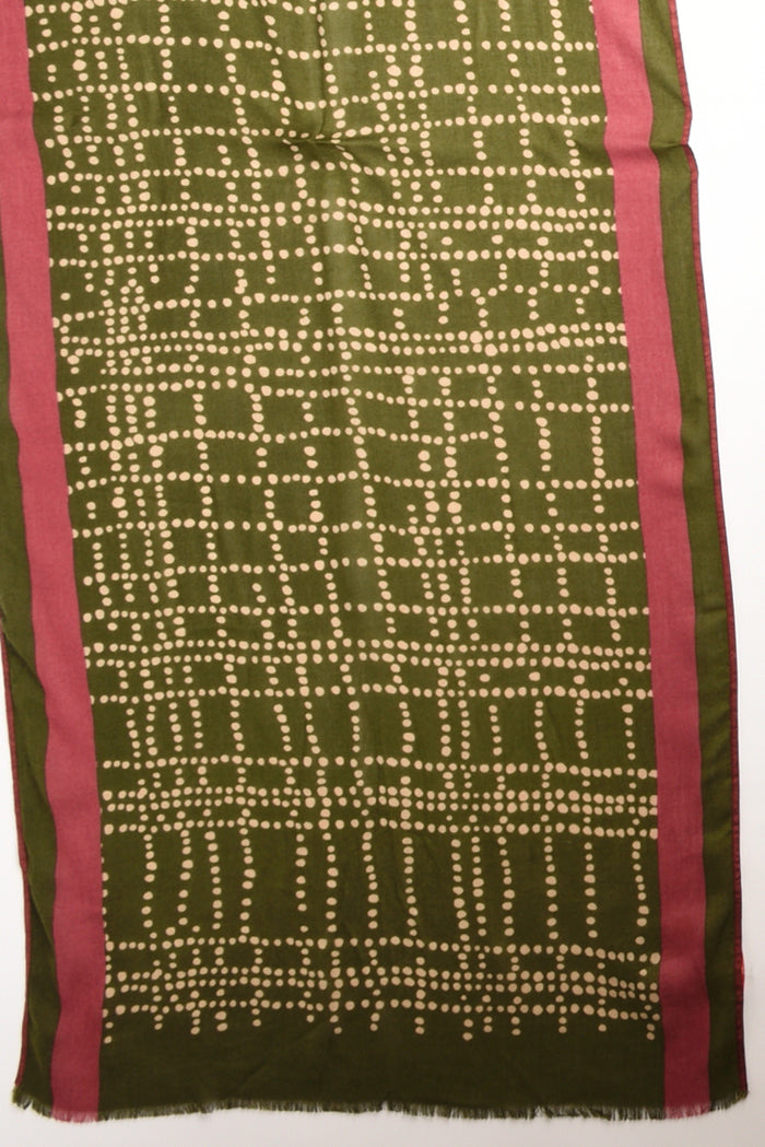 Jaitush Sciarpa Stampata Verde Donna - 4