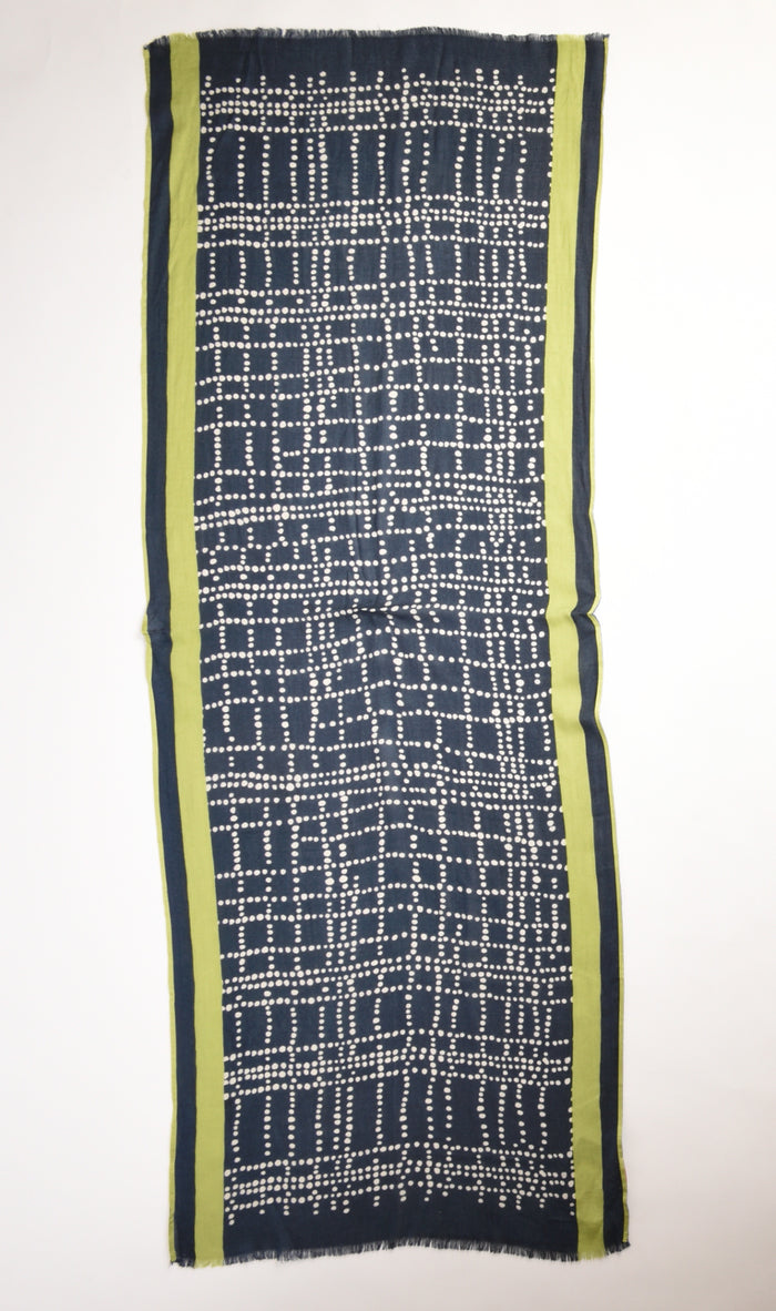 Jaitush Sciarpa Stampata Blu Donna - 3
