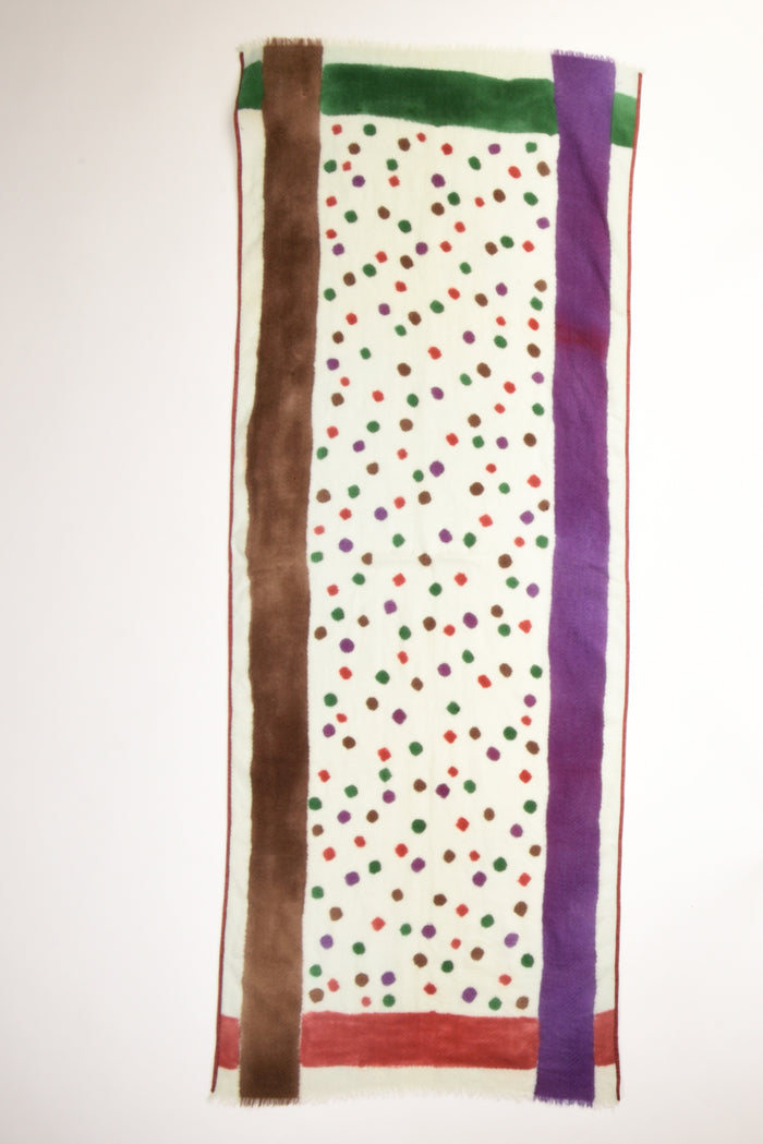 Jaitush Sciarpa Stampata Bianco/multicolor Donna - 3