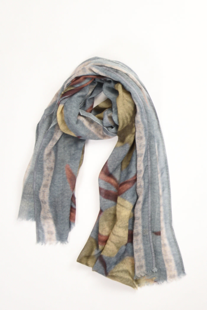 Jaitush Sciarpa Stampata Azzurro/beige/bordeaux/multicolor Donna - 2