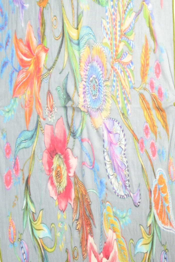 Jaitush Sciarpa Stampata Azzurro/multicolor Donna - 4