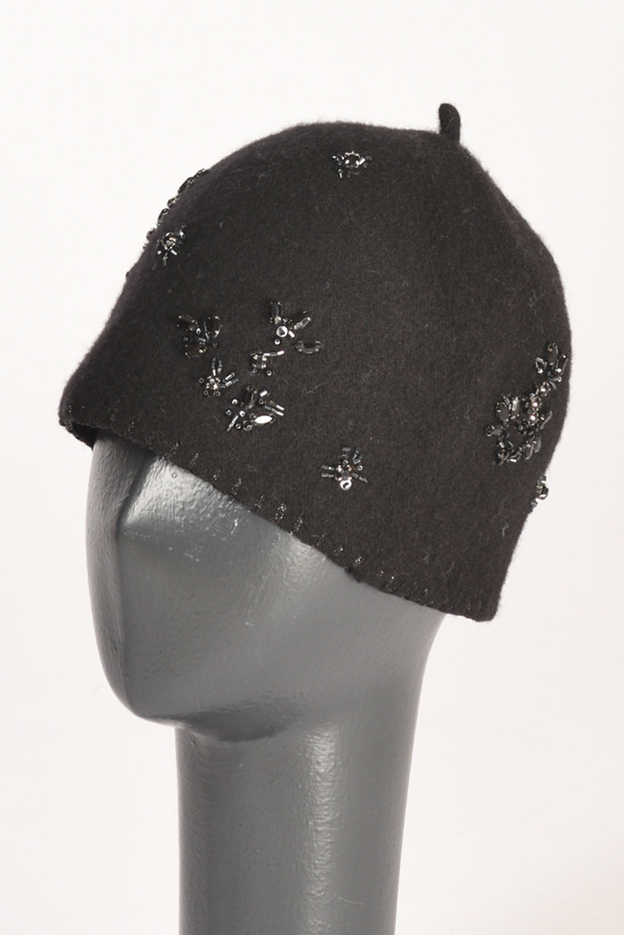 Le Chapeau Cappello Decorato Nero Donna - 2