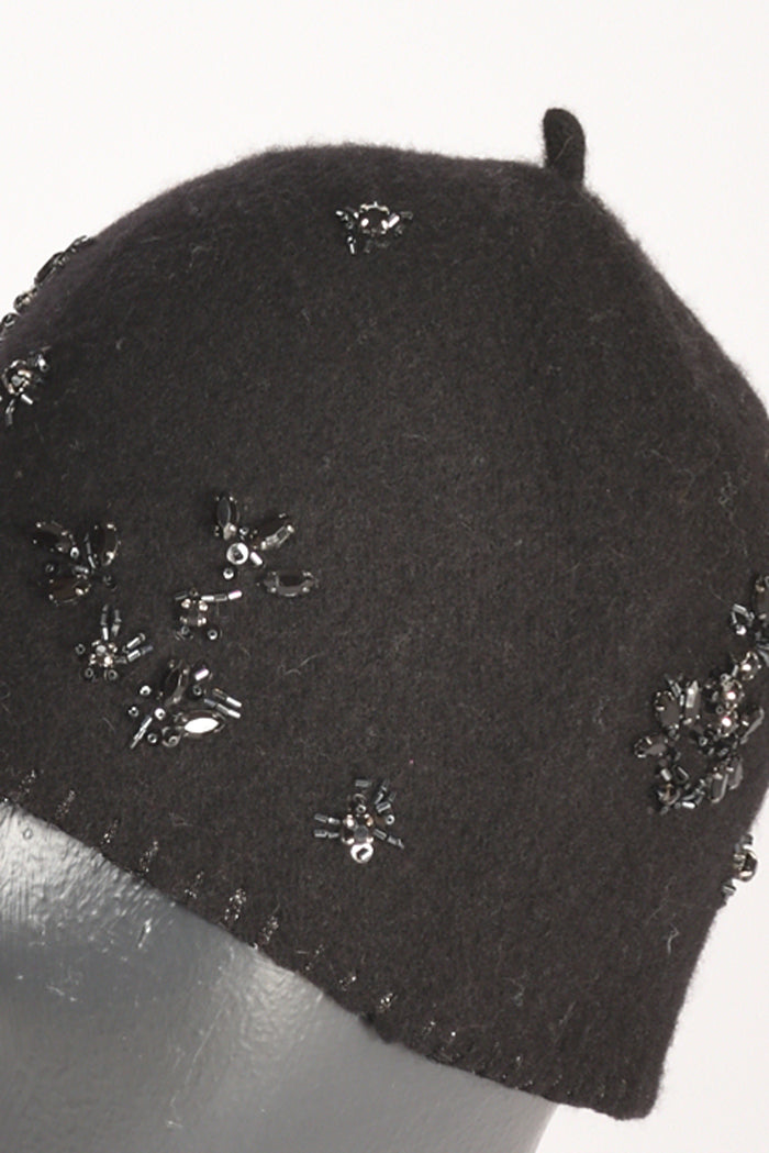 Le Chapeau Cappello Decorato Nero Donna - 3