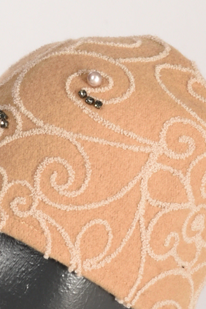 Le Chapeau Cappello Decorato Beige Donna - 3