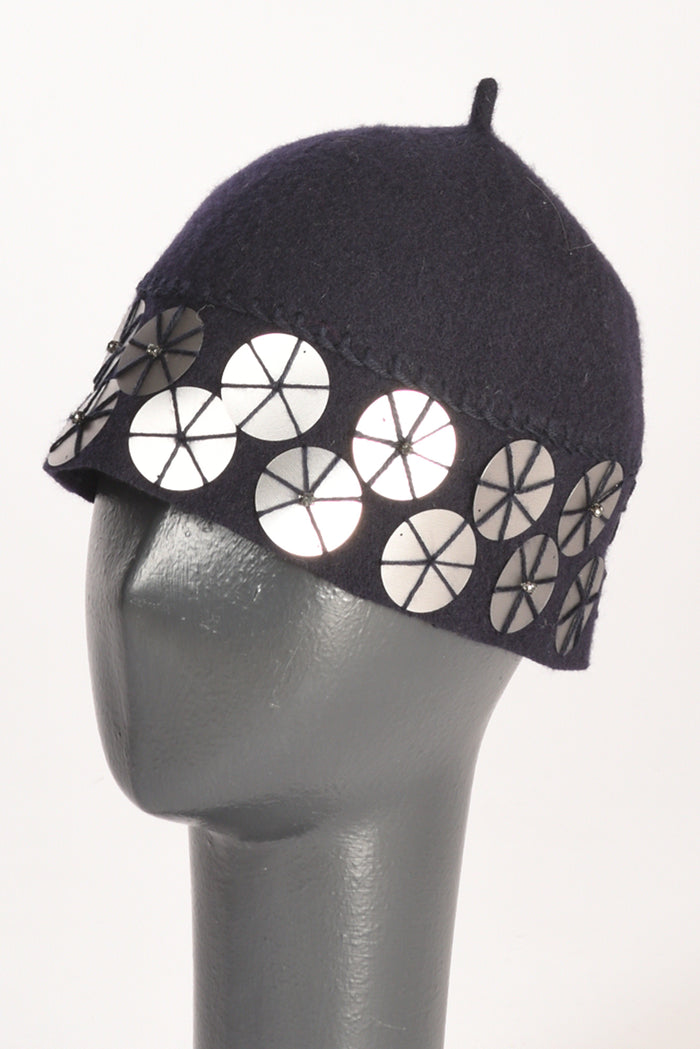 Le Chapeau Cappello Decorato Blu Donna - 2