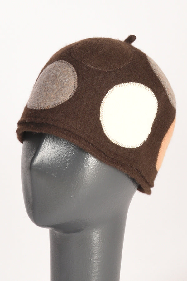 Le Chapeau Cappello Decorato Marrone Donna-2